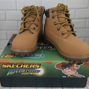 Skechers Youth Boys Adventure Ankle Boots Tan 12.5
